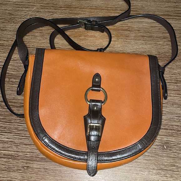 Vintage Lauren Ralph Lauren Leather 1967 Crossbody Bag - Picture 12 of 15